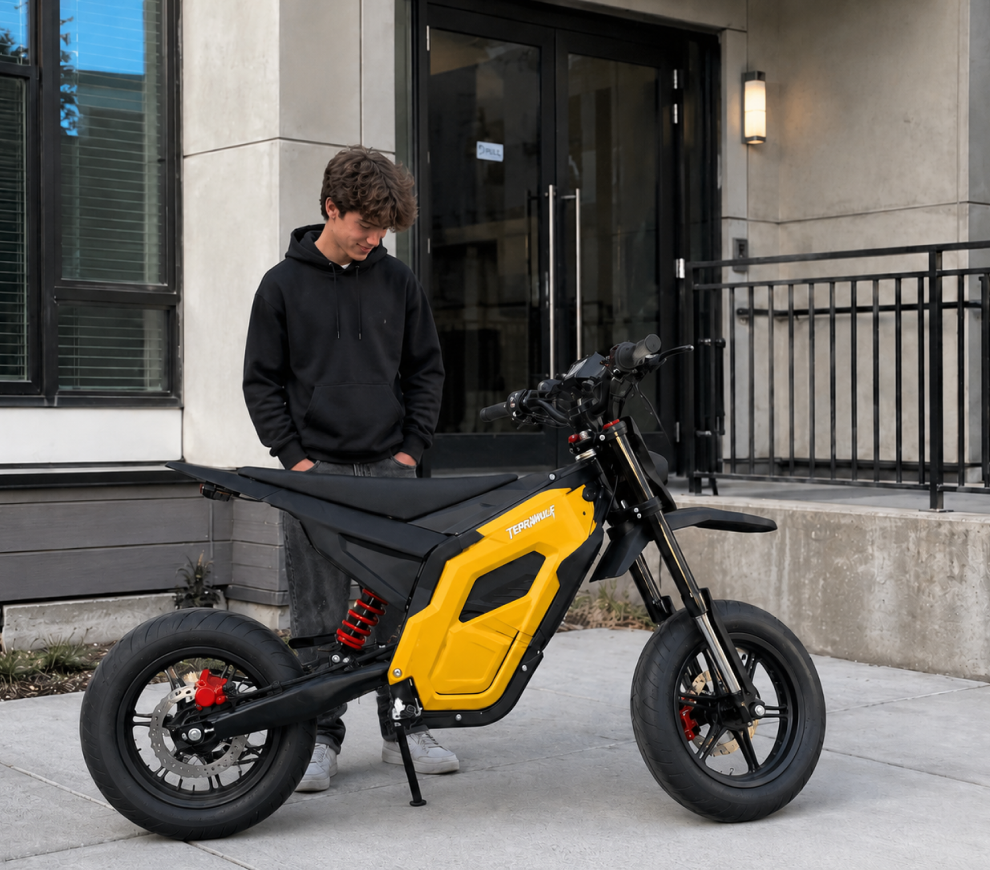 Terrawulf mini bike lifestyle ride