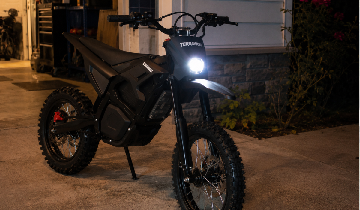Two riders on Terrawulf bikes