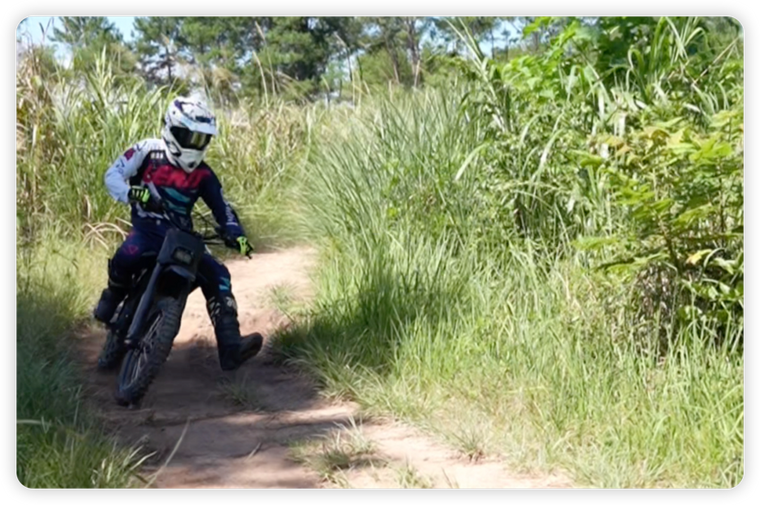 Off-road electric mini bike adventure
