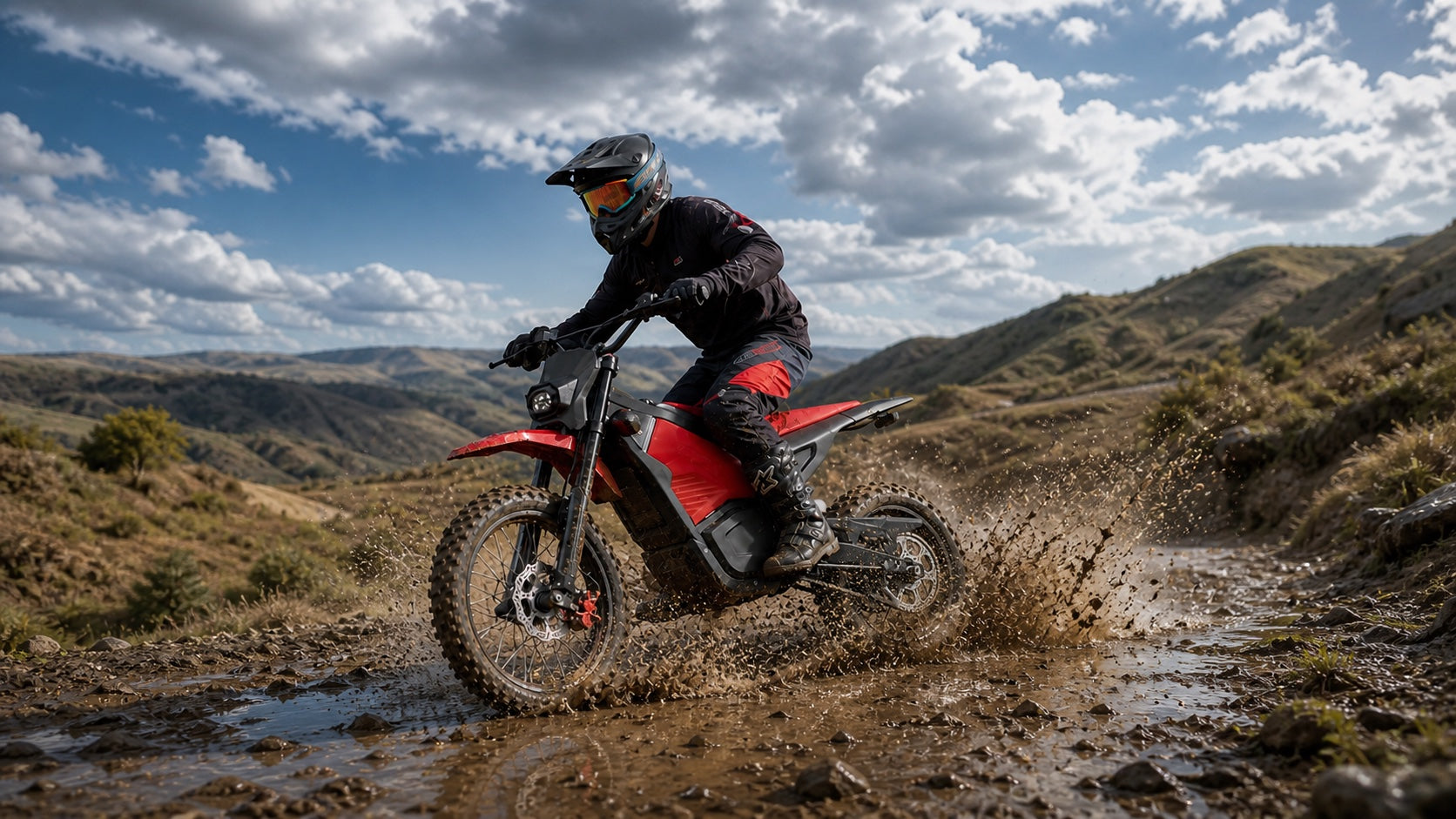 Off-road electric mini bike adventure